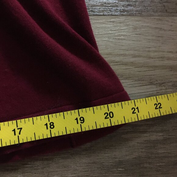 le chateau Long Burgundy Open Duster Cardigan - Picture 13 of 14